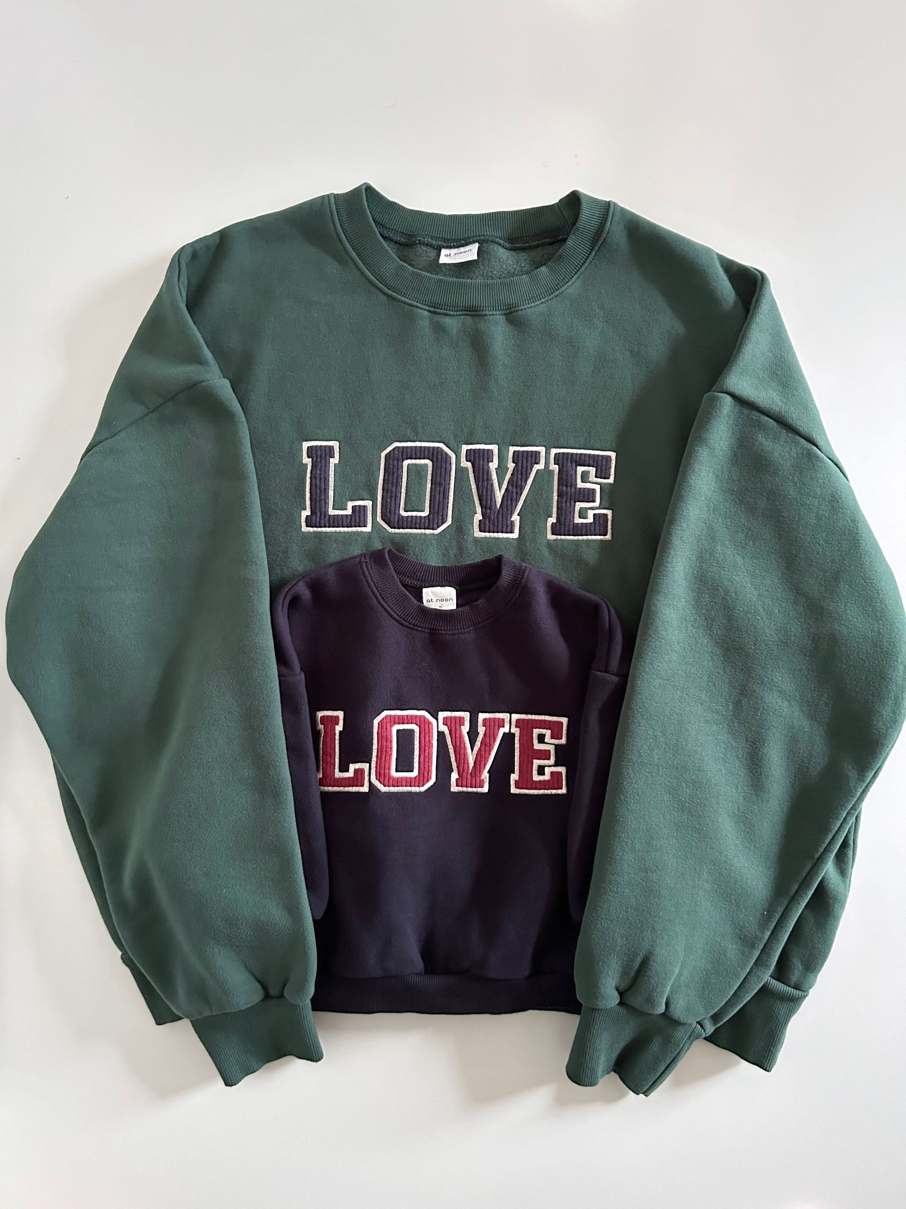 At Noon Exclusive] Toddler Corduroy Embroidery LOVE