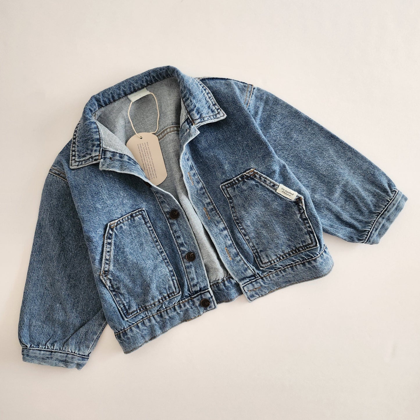 Toddler Denim Jacket (2-3y) - Blue - AT NOON STORE