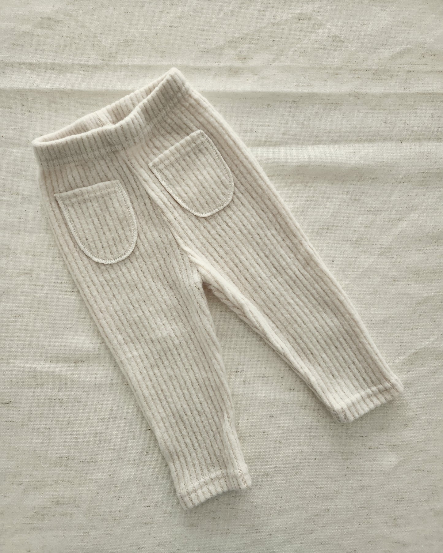 Kids Bella Two Pocket Chunky Rib-Knit Leggings (6m-6y) - 4colors