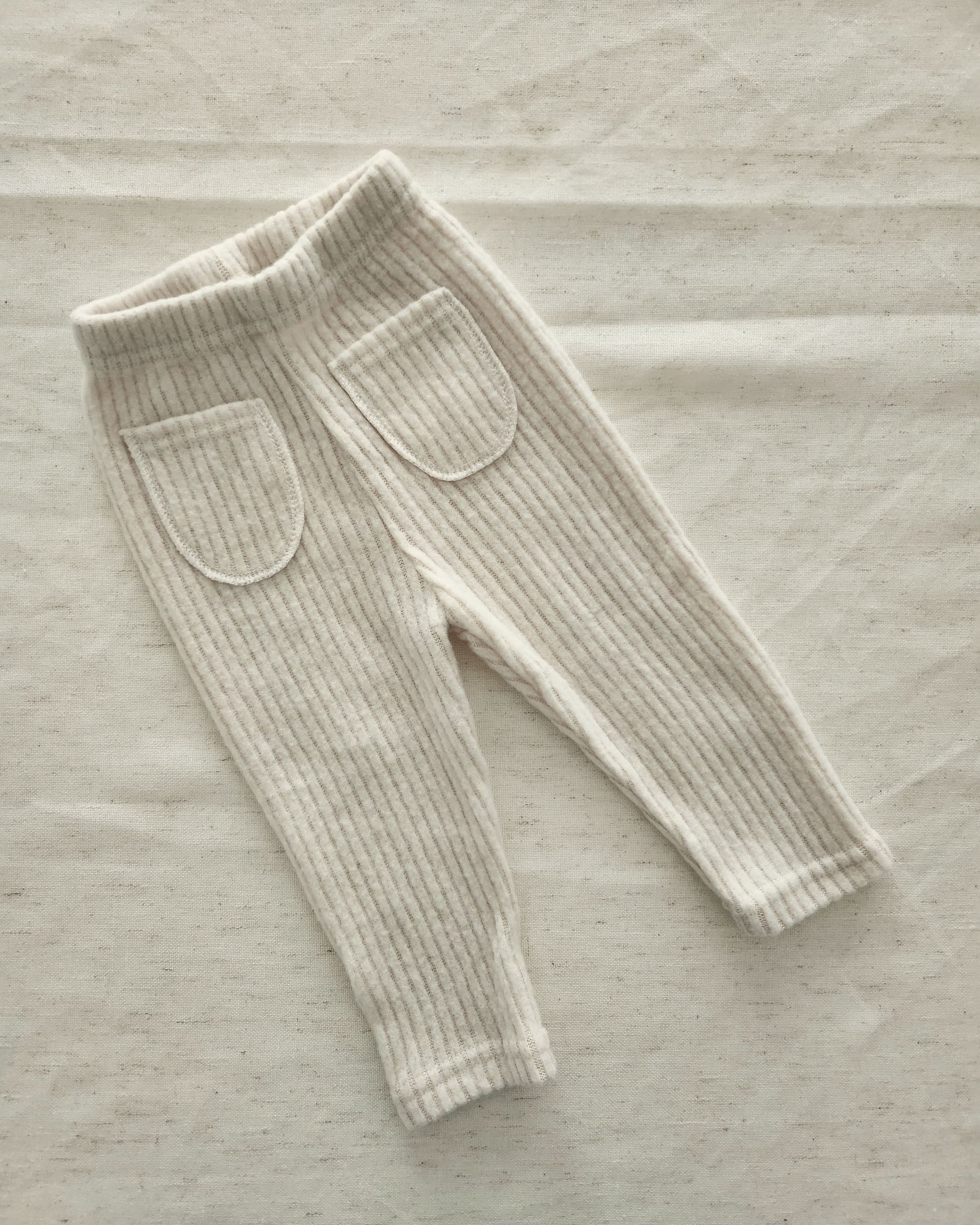 Kids Bella Two Pocket Chunky Rib-Knit Leggings (6m-6y) - 4colors - AT NOON STORE