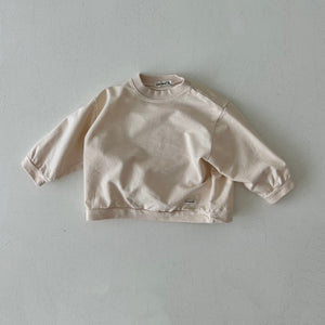 Kids Land Soft Cotton Sweatshirt (1-6y) - Cream