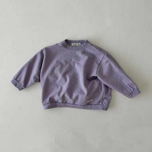 Kids Land Soft Cotton Sweatshirt (1-6y) - Lilac - AT NOON STORE