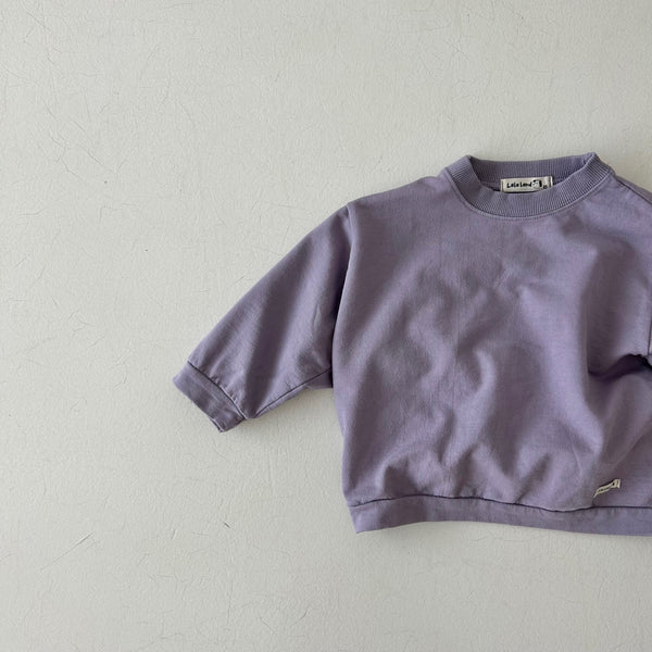 Kids Land Soft Cotton Sweatshirt (1-6y) - Lilac
