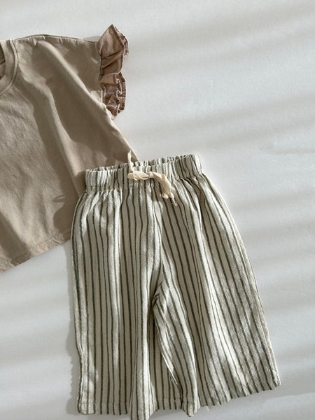Kids Stripe Wide Pants (15m-7y) - 2 Colors
