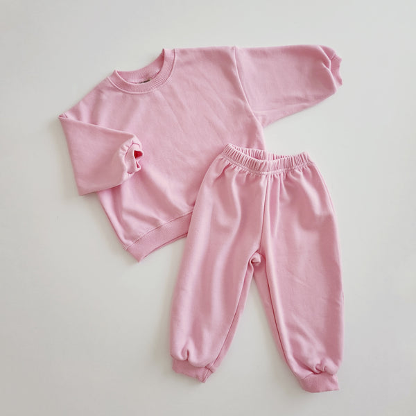 Kids Soy F23 Sweatshirt & Jogger Pants Set (5-6y) - Pink