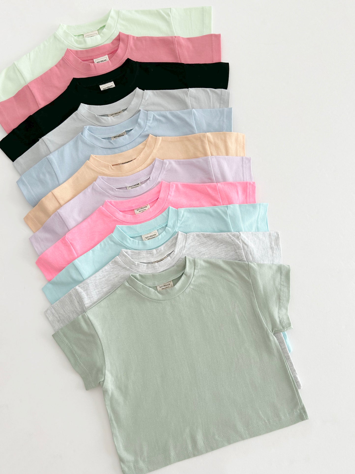 Kids Soy Summer Cotton Short Sleeve Top (1-9y) - 11 Colors