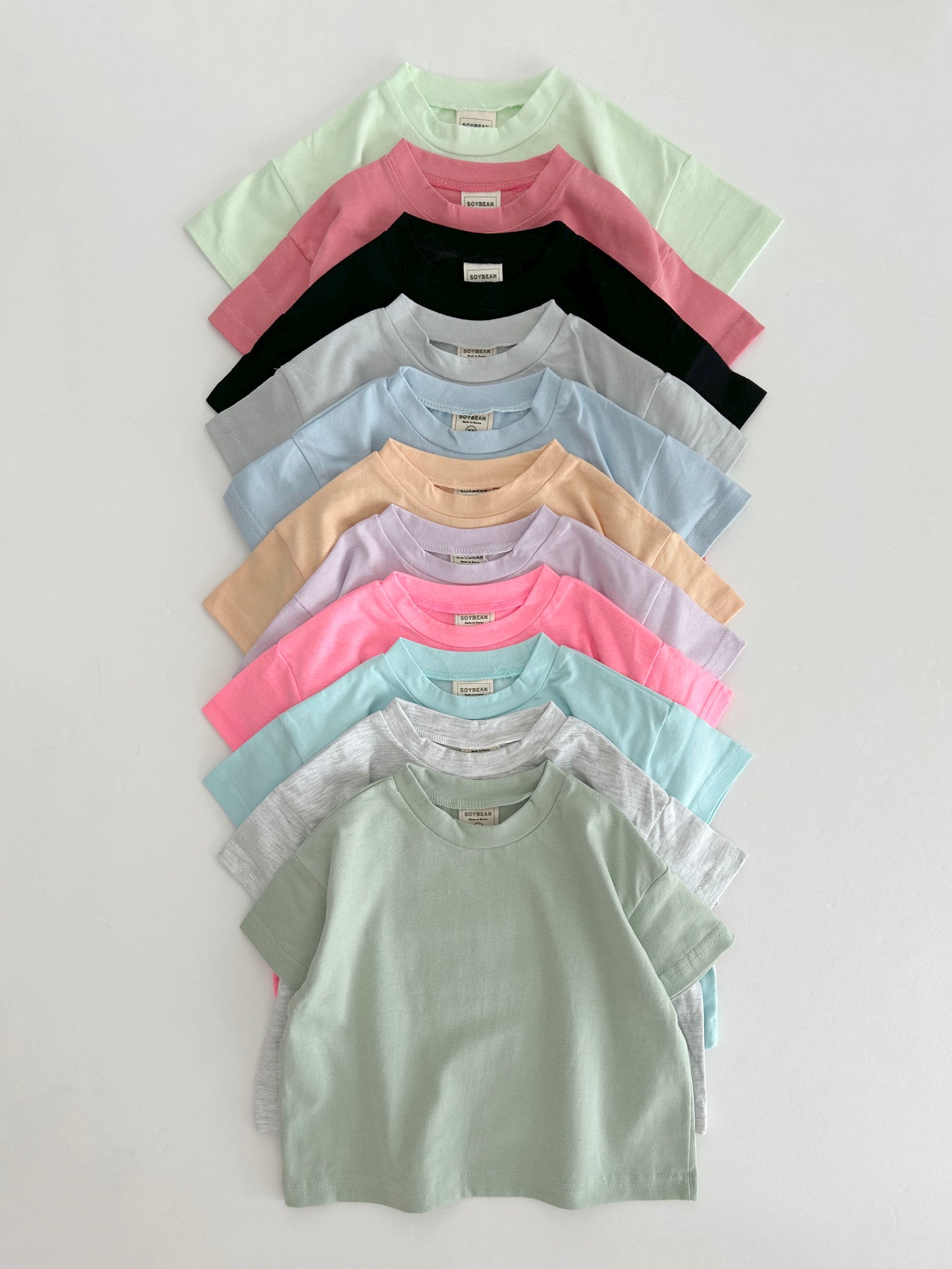 Kids Soy Summer Cotton Short Sleeve Top (1-9y) - 11 Colors