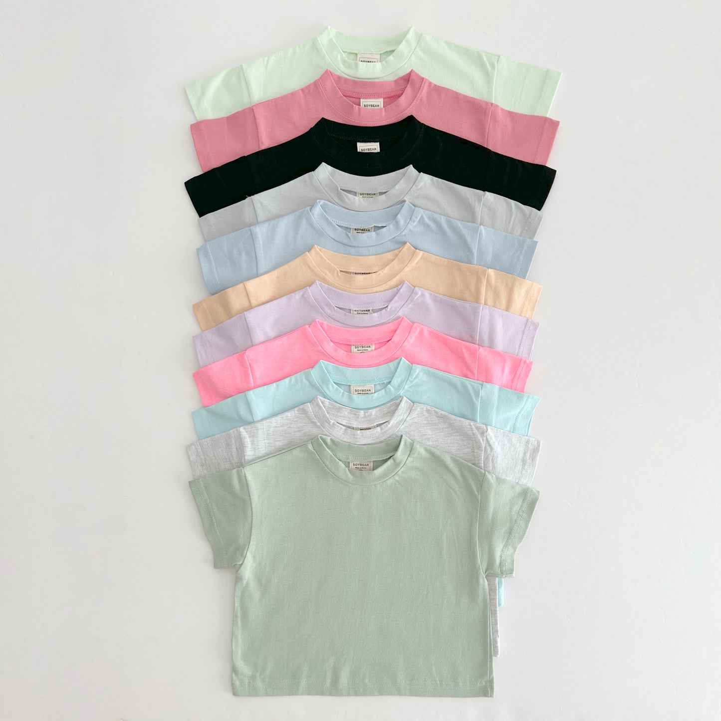 Kids Soy Summer Cotton Short Sleeve Top (1-9y) - 11 Colors