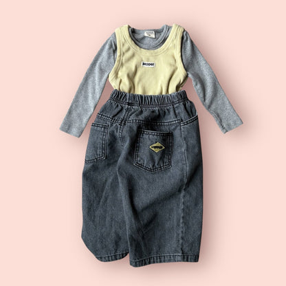 Toddler SP26 Ribbed Long Sleeve Top (1-7y) - 3 Colors - AT NOON STORE