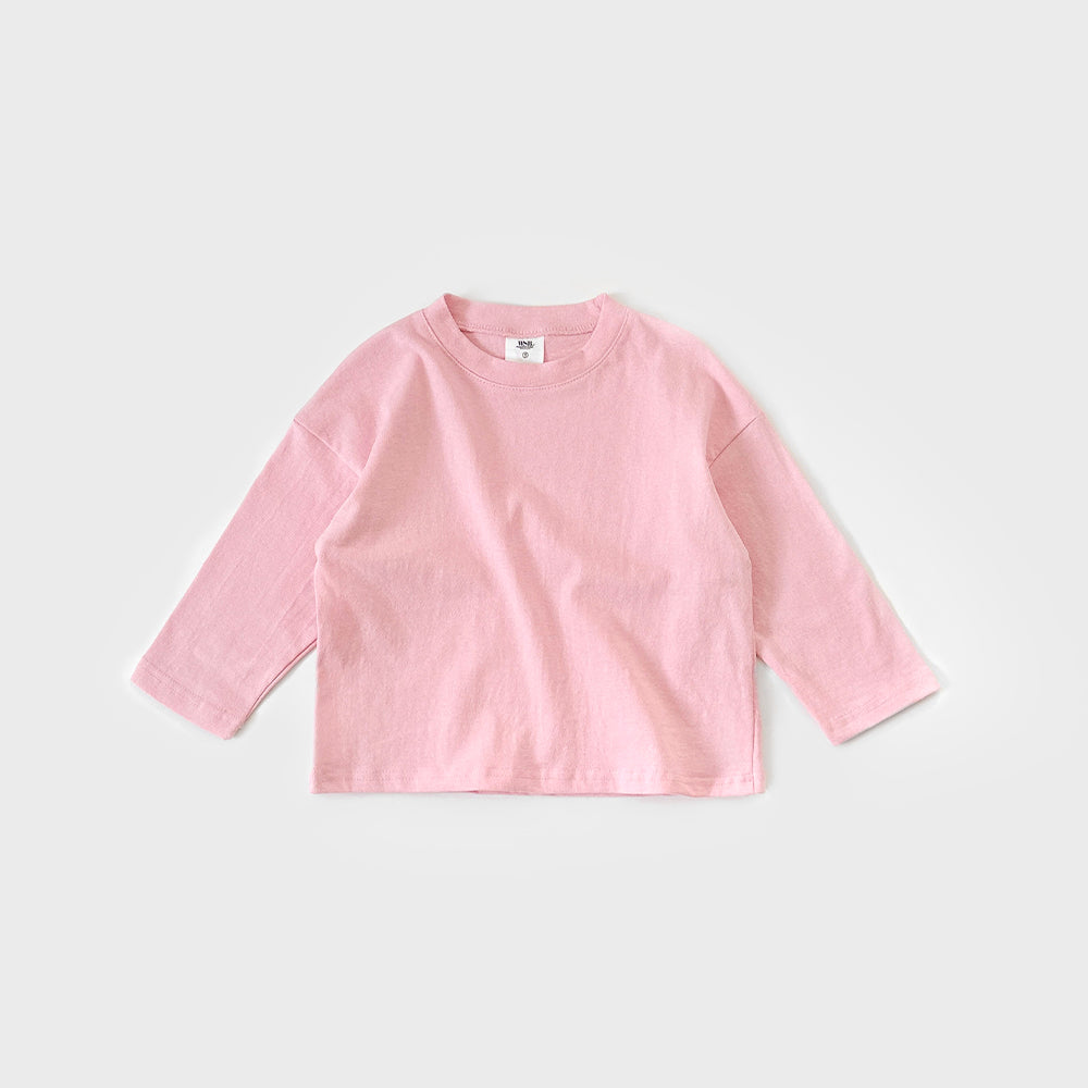 Kids Loose Fit Basic Top (2-9y) - 10 Colors