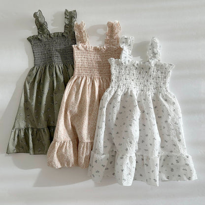 Toddler Ann Sleeveless Smocked Dress (2-4y)- 3 Colors - AT NOON STORE