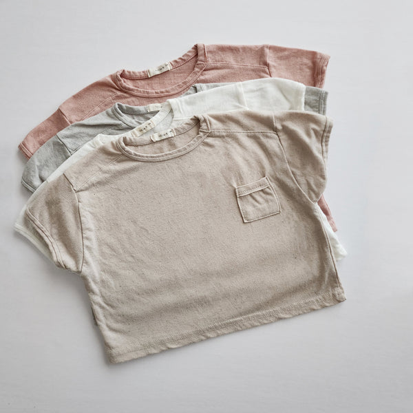Toddler Bella Pocket T-Shirt (3m-5y) - 4 Colors