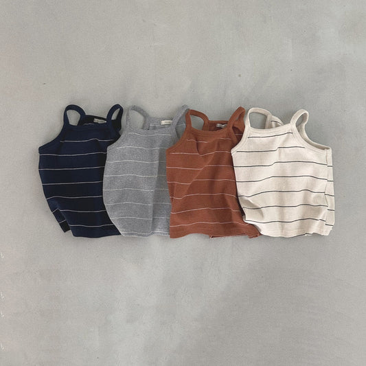 Toddler Bella Stripe Tank Top (3m-5y) - 4 Colors - AT NOON STORE