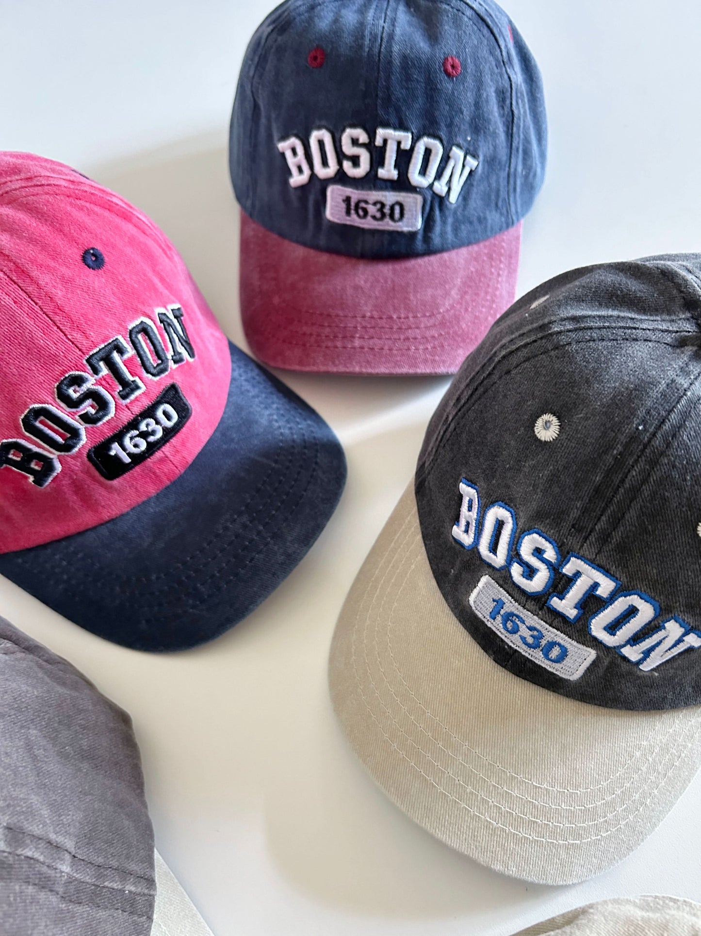 Toddler Boston Baseball Cap (3-5y) - 5 Colors - AT NOON STORE