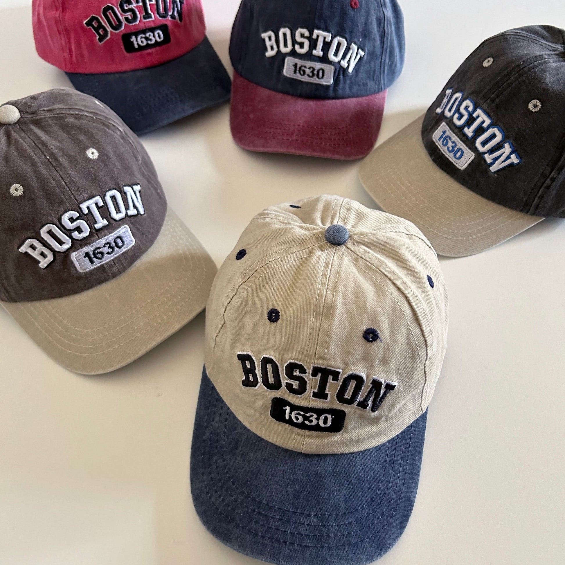 Toddler Boston Baseball Cap (3-5y) - 5 Colors - AT NOON STORE