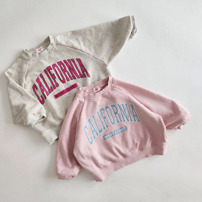 Toddler California Sweatshirt (1-7y) - Pink - AT NOON STORE