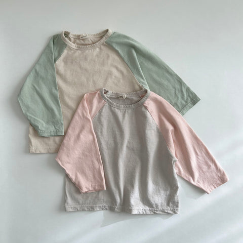 Toddler Colorblock Long Sleeve Top (1-6y) - 2 Colors