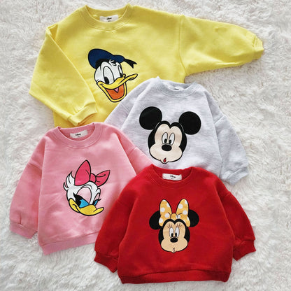 Toddler Disney Brushed Cotton Sweatshirt (1-5y) -4 Colors - AT NOON STORE