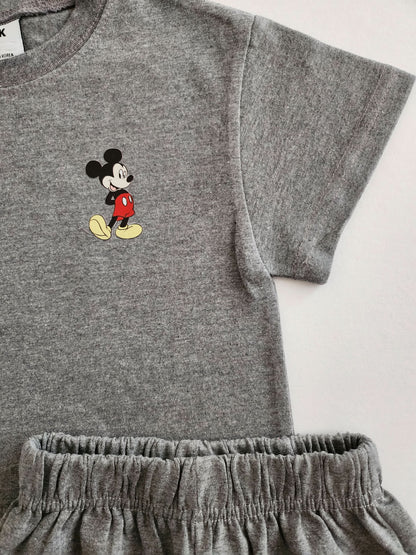 Toddler Disney Friends Left Chest Print T-Shirt and Shorts Set (2-6y) - 4 Colors - AT NOON STORE
