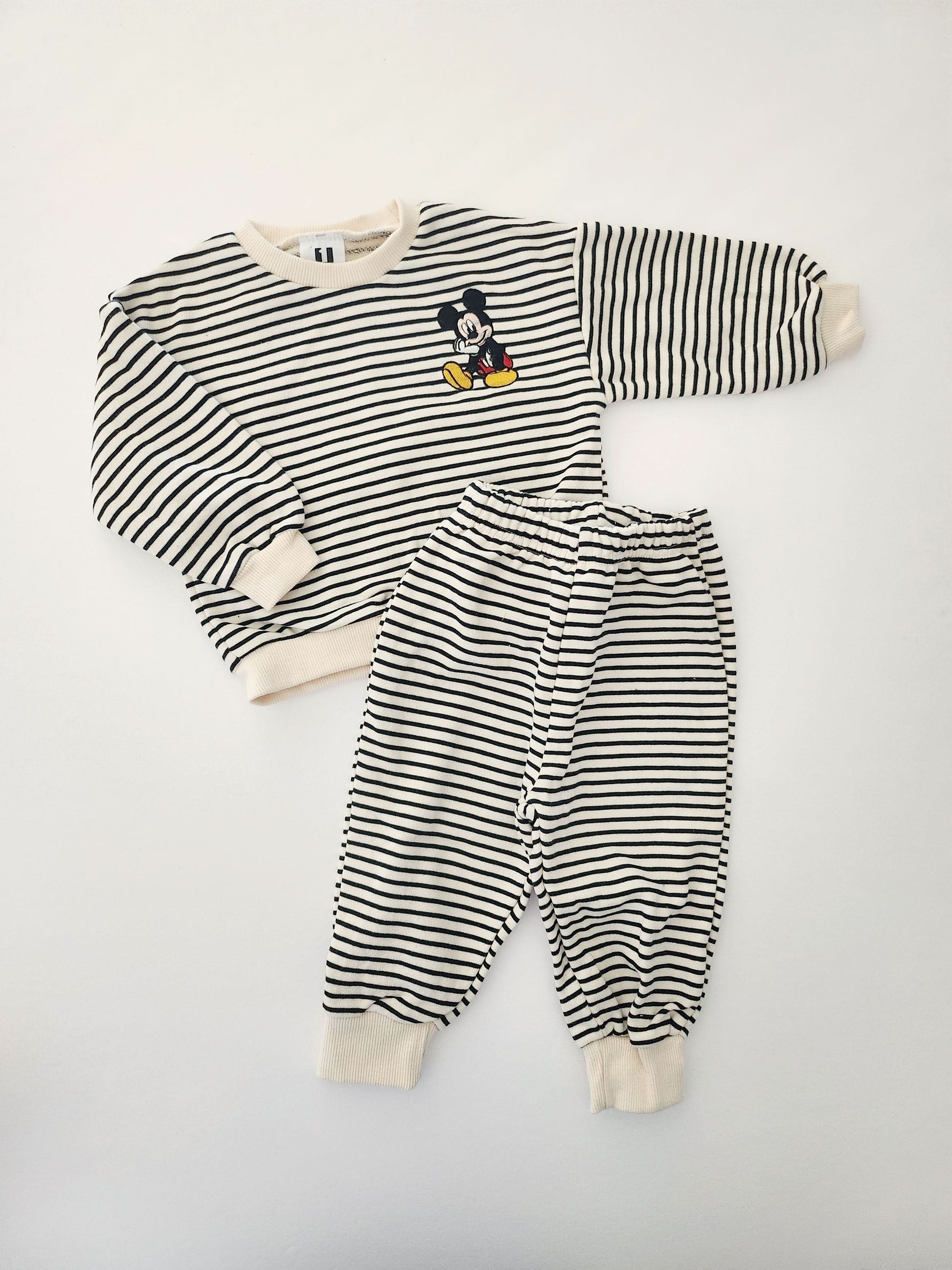 Toddler Disney Friends Stripe Sweatshirt and Pants Set (1-6y) -4 Colors - AT NOON STORE