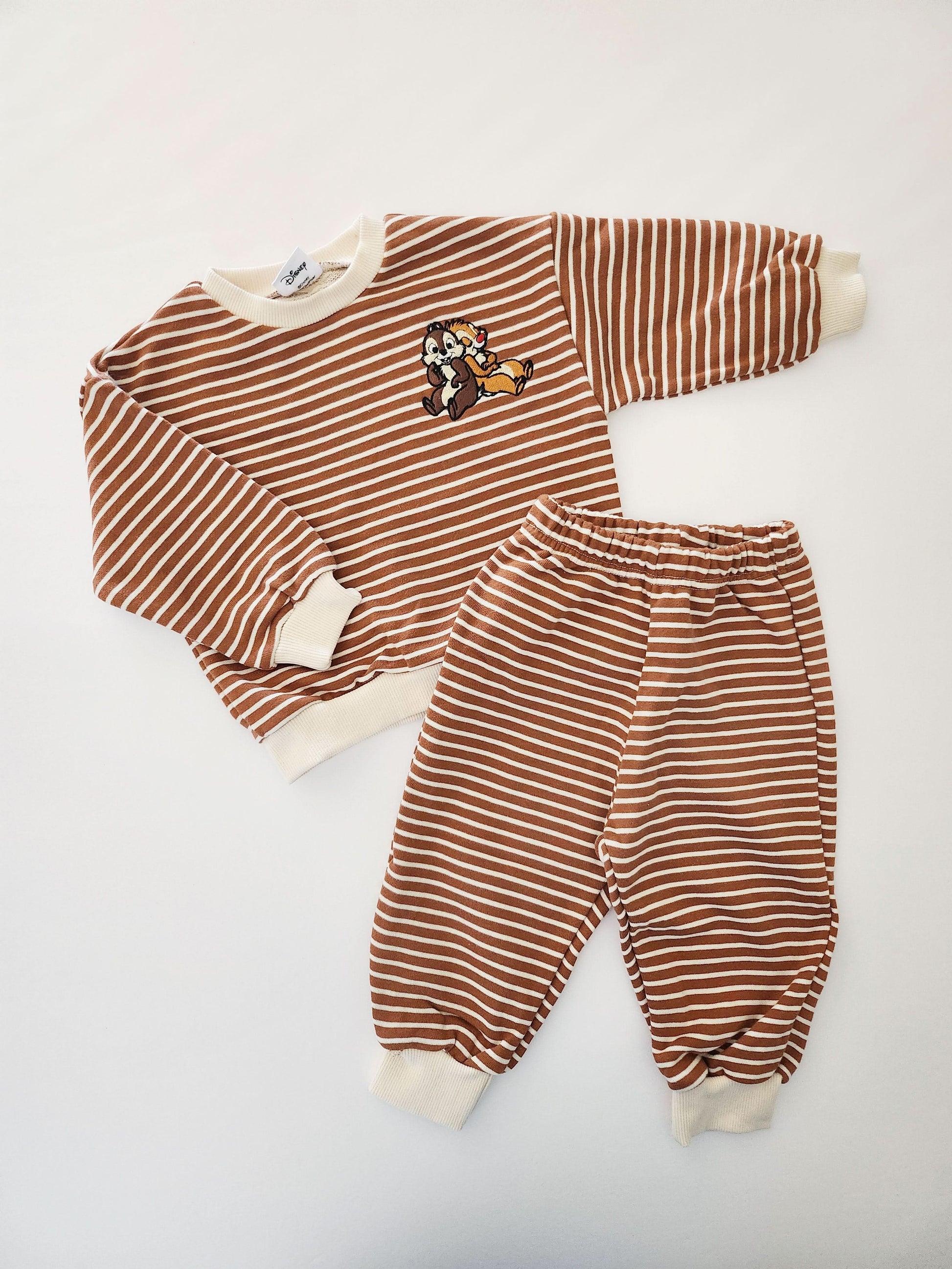 Toddler Disney Friends Stripe Sweatshirt and Pants Set (1-6y) -4 Colors - AT NOON STORE