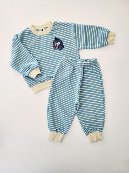 Toddler Disney Friends Stripe Sweatshirt and Pants Set (1-6y) -4 Colors - AT NOON STORE