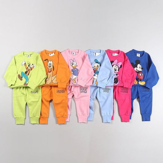 Toddler Disney Friends Sweatshirt and Jogger Pants Set (2-7y) - 6 Colors - AT NOON STORE