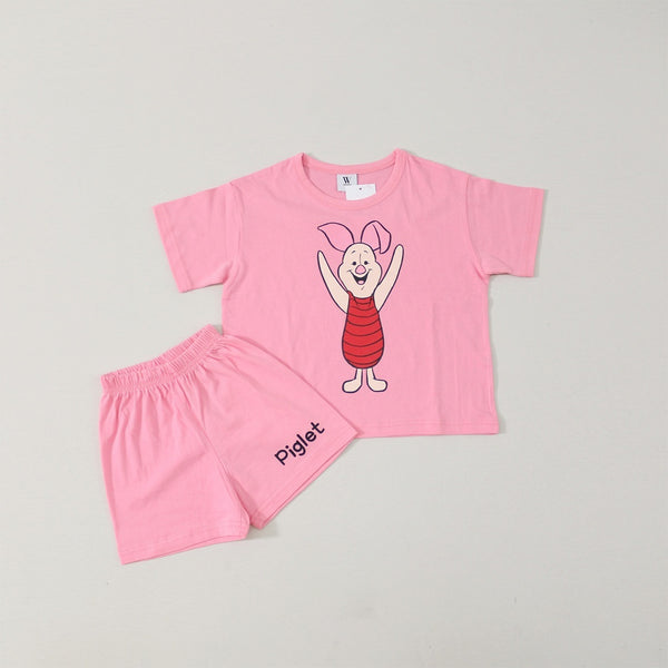 Toddler Disney Friends T-Shirt and Shorts Set II (2-7y) - 4 Colors