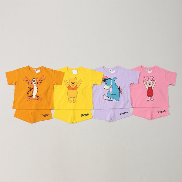 Toddler Disney Friends T-Shirt and Shorts Set II (2-7y) - 4 Colors