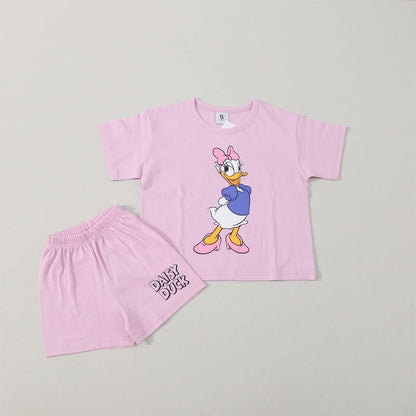 Toddler Disney Friends T-Shirt and Shorts Set (2-9y) - 6 Colors - AT NOON STORE