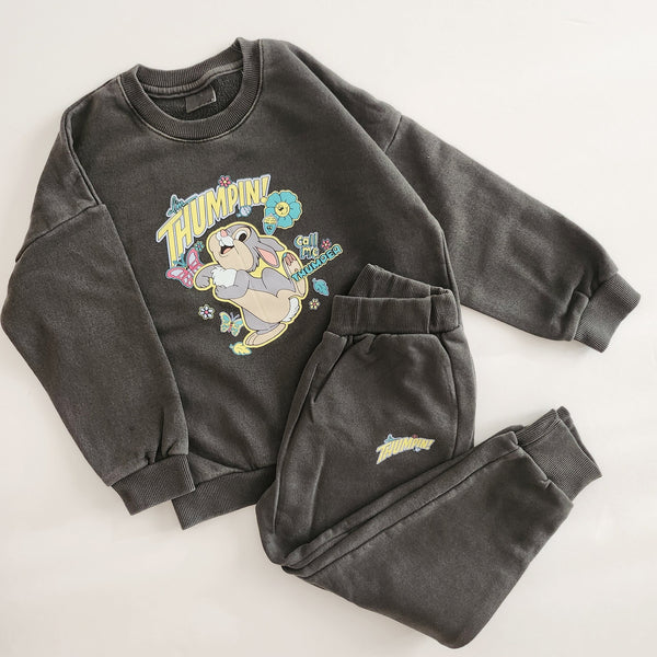 Toddler Disney Garment-Dyed Sweatshirt and Jogger Pants Set (2-6y) - 4 Colors