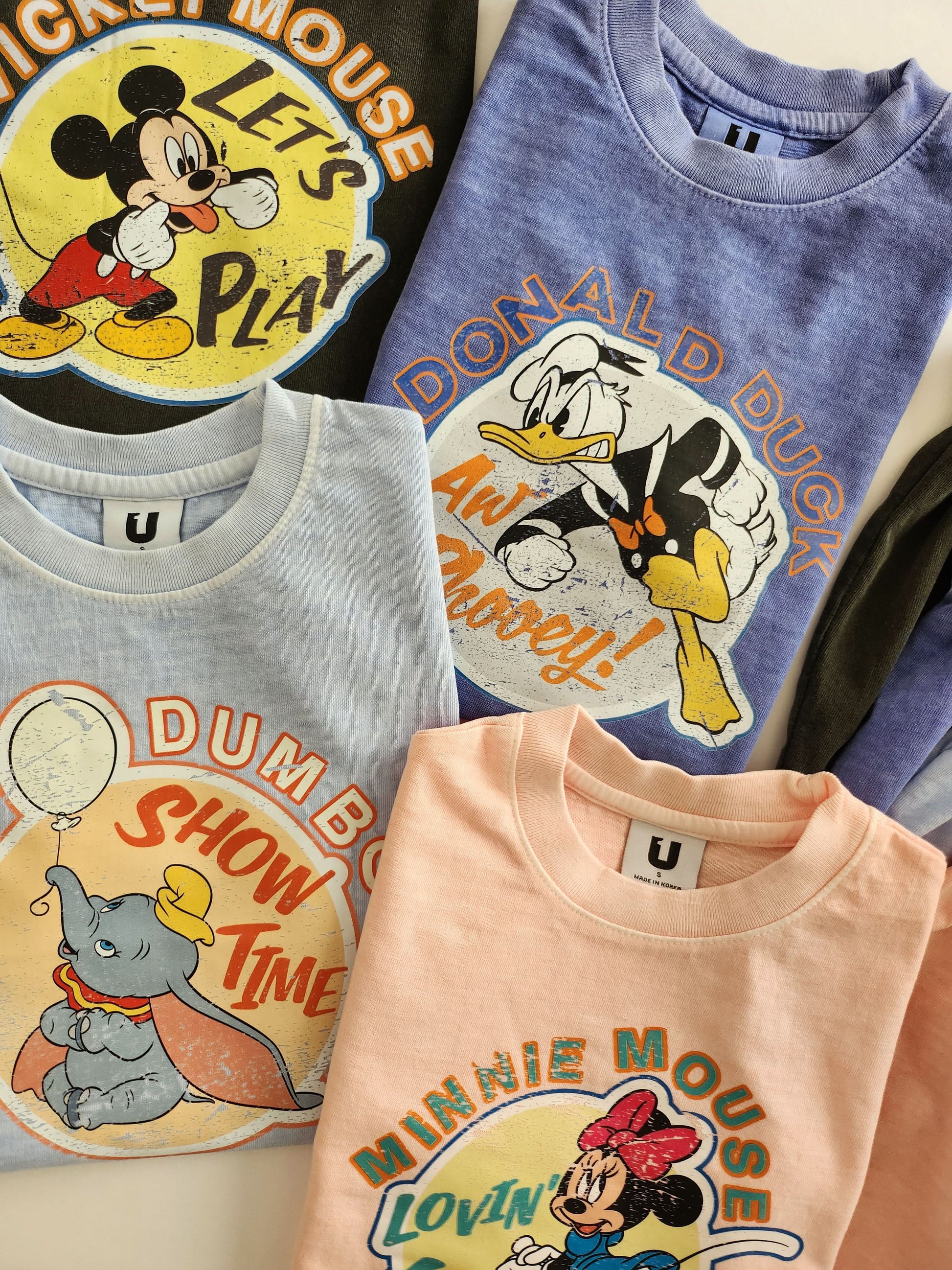 Toddler Disney Garment-Dyed T-Shirt and Shorts Set (3-6y) - 4 Colors - AT NOON STORE
