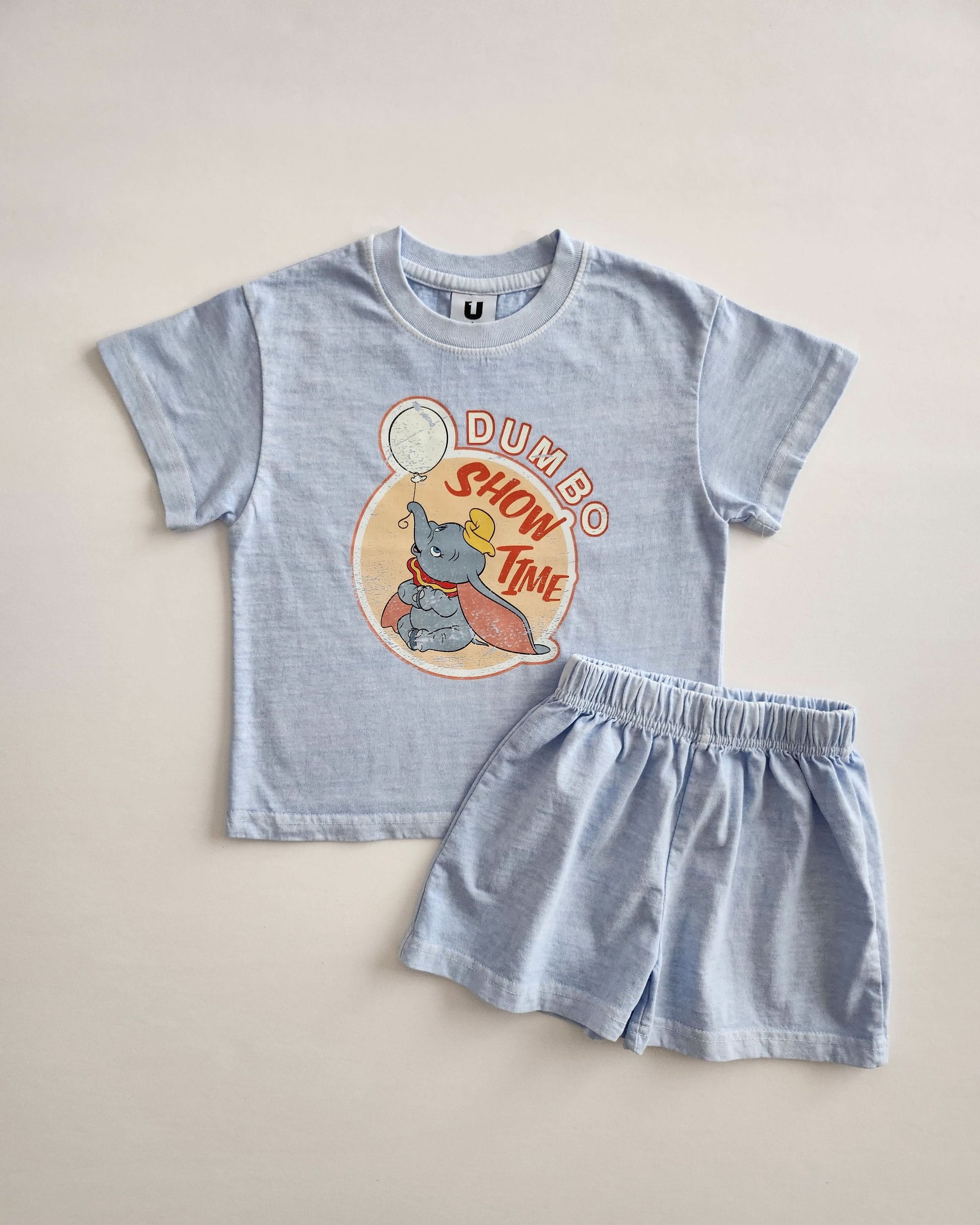 Toddler Disney Garment-Dyed T-Shirt and Shorts Set (3-6y) - 4 Colors - AT NOON STORE