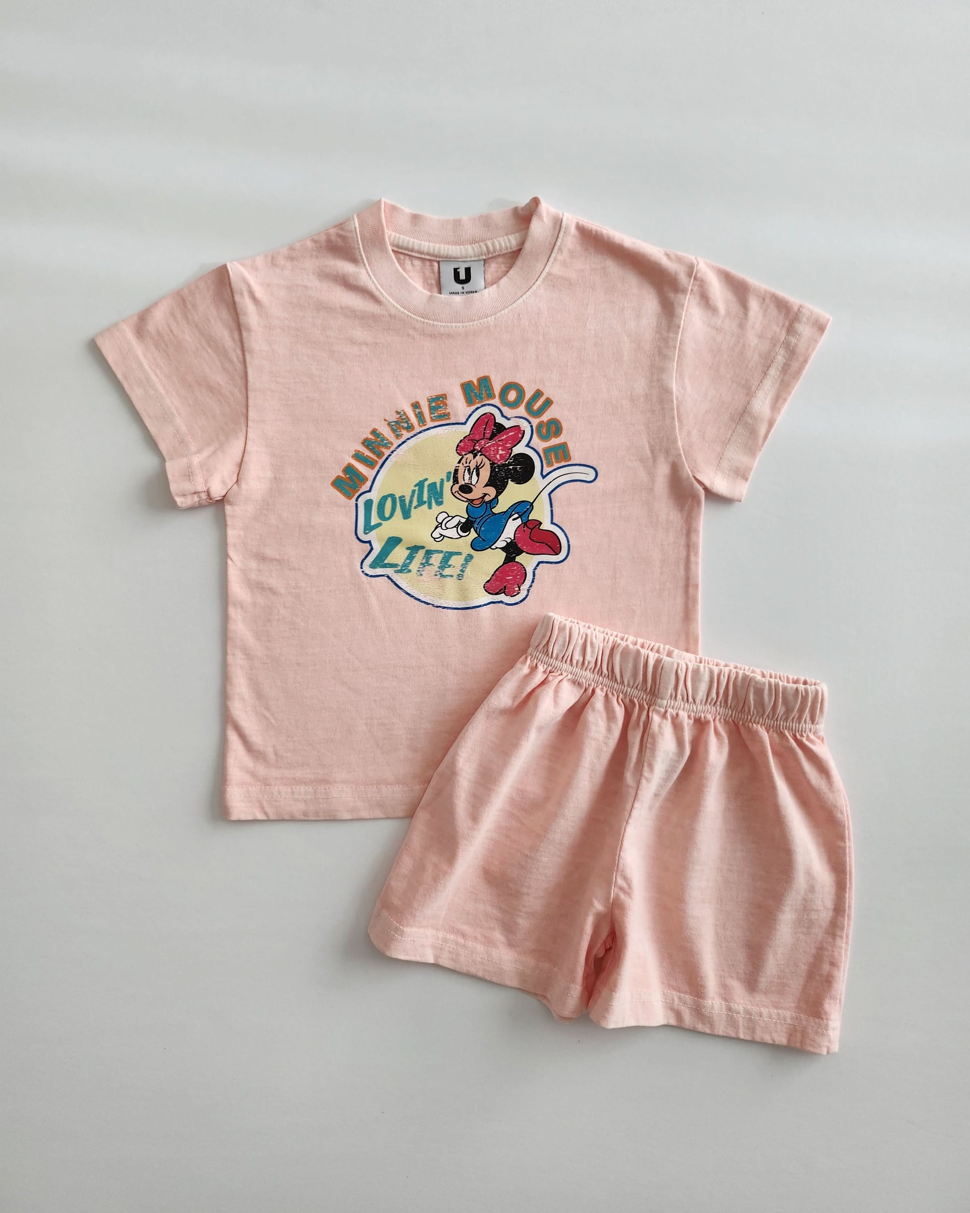 Toddler Disney Garment-Dyed T-Shirt and Shorts Set (3-6y) - 4 Colors - AT NOON STORE