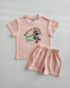 Toddler Disney Garment-Dyed T-Shirt and Shorts Set (2-6y) - 4 Colors