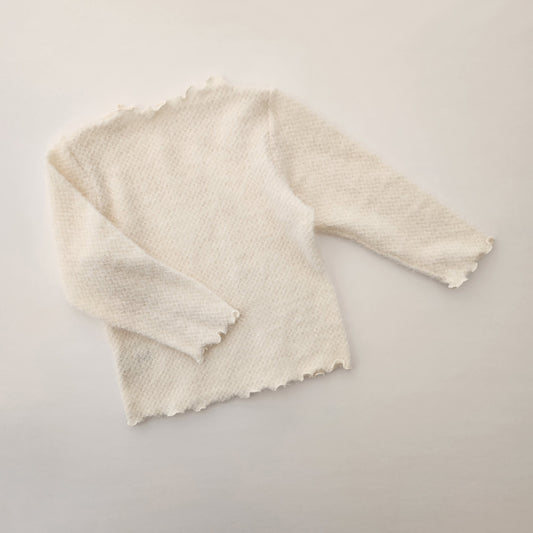 Toddler Faux Fur Mockneck Top  (1-6y) - AT NOON STORE