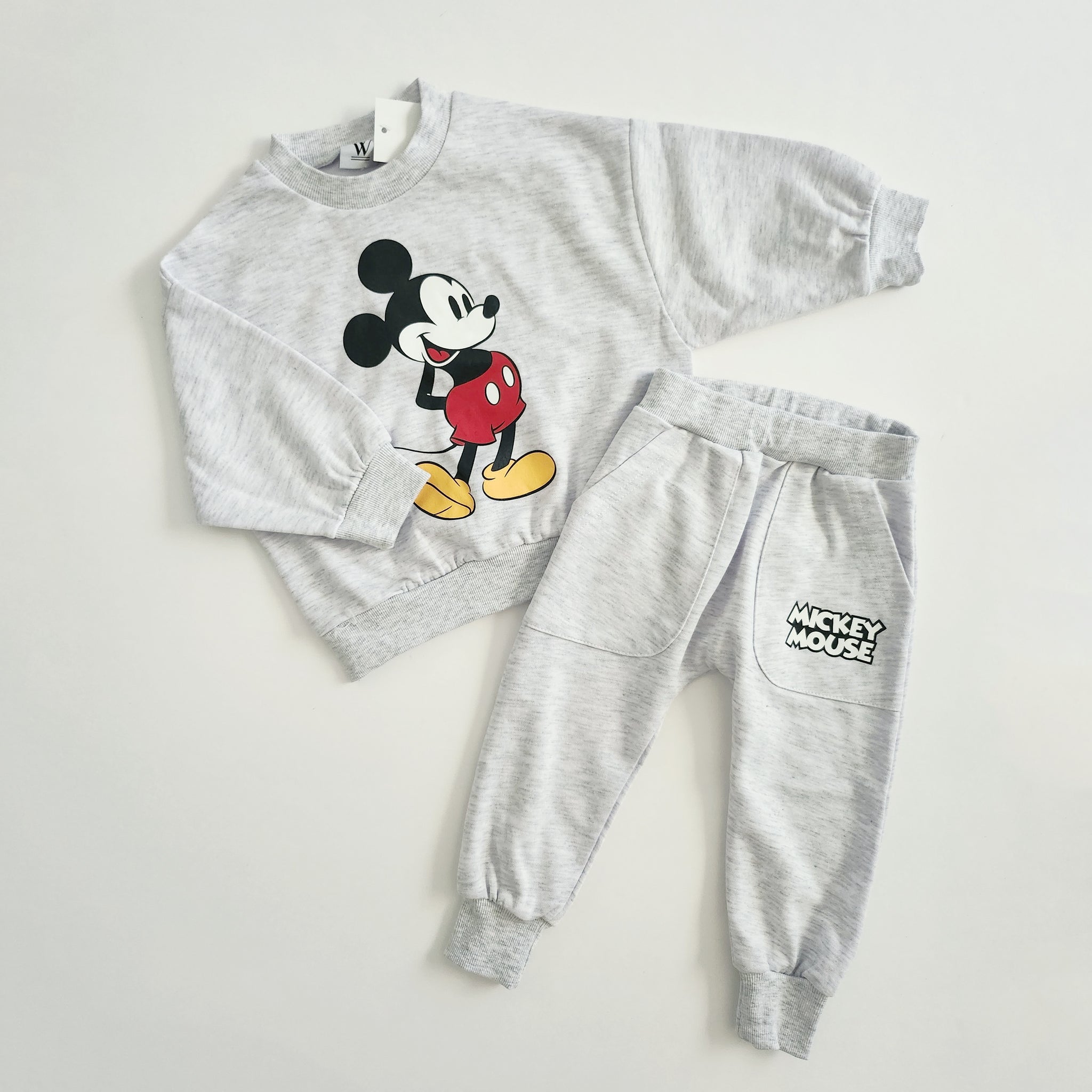 Toddler Mickey Mouse Sweatshirt and Pants Set (2-6y) - Grey