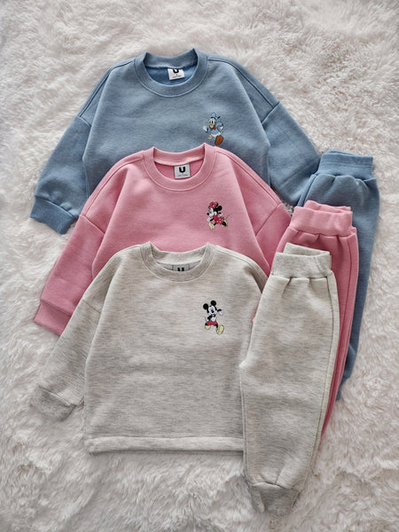 Toddler Mickey's Friends Drawstring Sweatshirt and Jogger Pants Set (2-7y) - 3 Colors