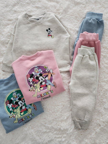 Toddler Mickey's Friends Drawstring Sweatshirt and Jogger Pants Set (2-7y) - 3 Colors