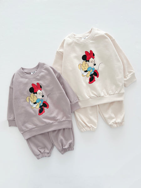 Toddler Minnie Sweatshirt and Jogger Pants Set (1-5y) - Ivory