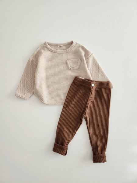 Toddler Nunu RIb-Knit Leggings (1-6y) - 3 Colors