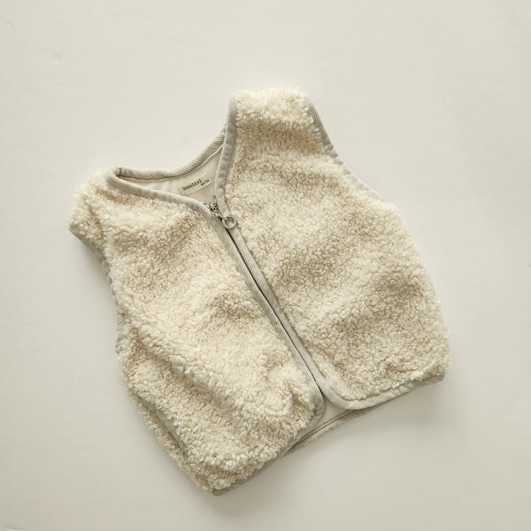Toddler Nunu Sherpa Zip Vest (1-6y) - 3 Colors
