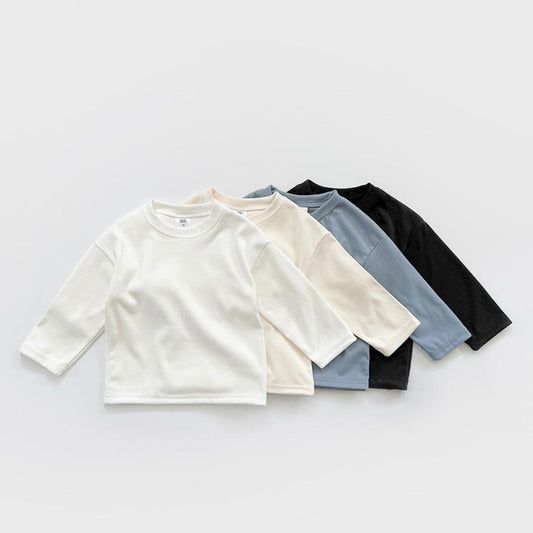 Kids Warm Fleece Basic Top (2-8y) - 4 Colors - AT NOON STORE