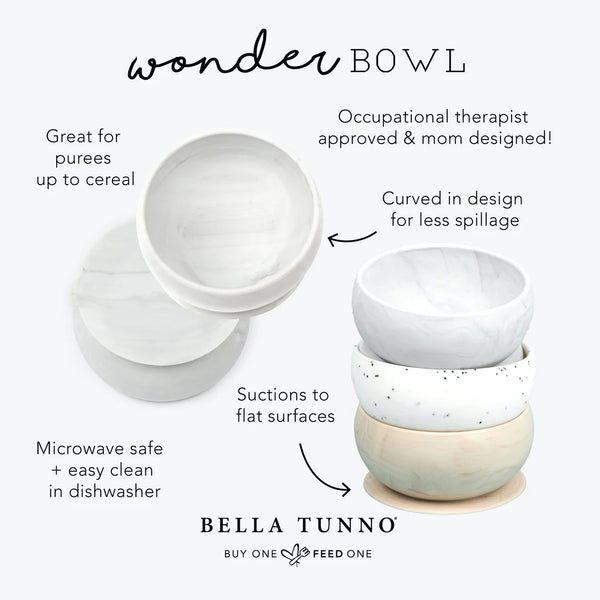 Bella Tunno Wood Suction Bowl