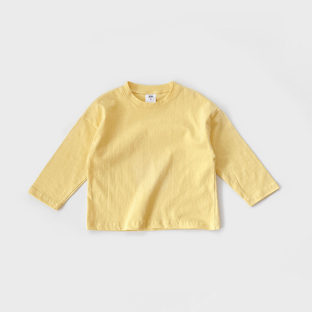 Kids Loose Fit Basic Top (2-9y) - 10 Colors