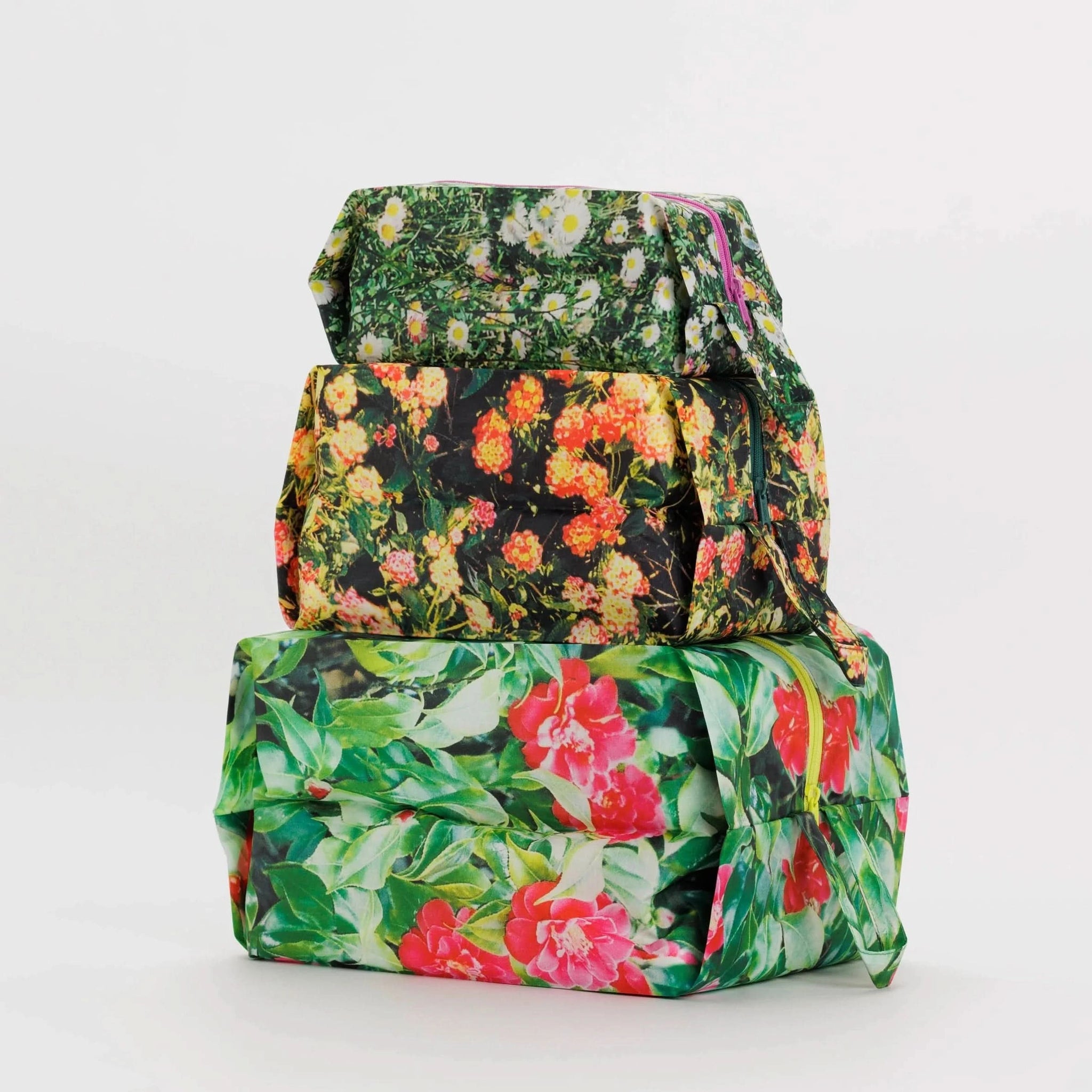 Baggu 3D Zip Set - Photo Florals