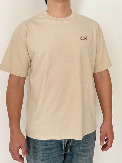 Adult Family Embroidery "dad" T-Shirt - 3 Colors kids outfit
