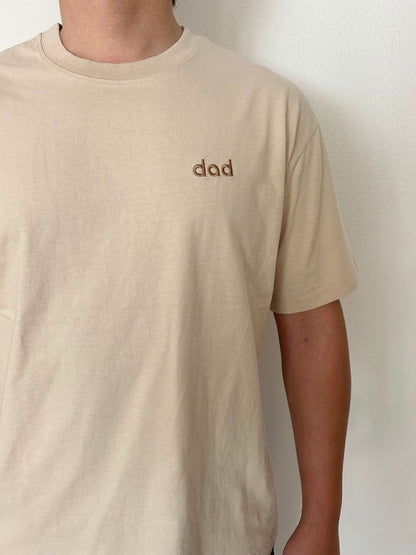 Adult Family Embroidery "dad" T-Shirt - 3 Colors kids outfit