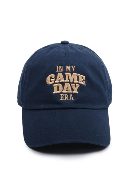 Adult In My Gameday Era Embroidery Baseball Cap - Navy kids outfit