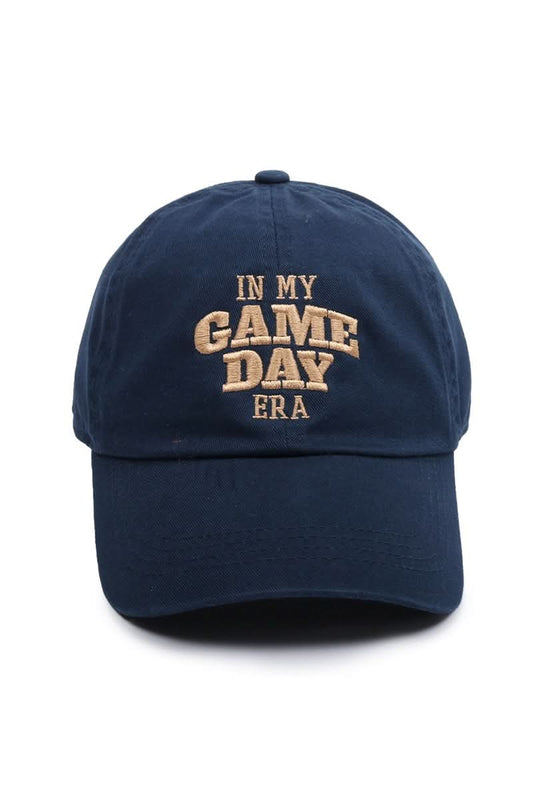 Adult In My Gameday Era Embroidery Baseball Cap - Navy kids outfit